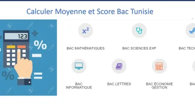 Calculer Moyenne et Score Bac Tunisie