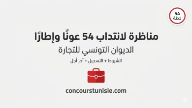 الديوان التونسي للتجارة يفتح مناظرة لانتداب 54 عونًا وإطارًا