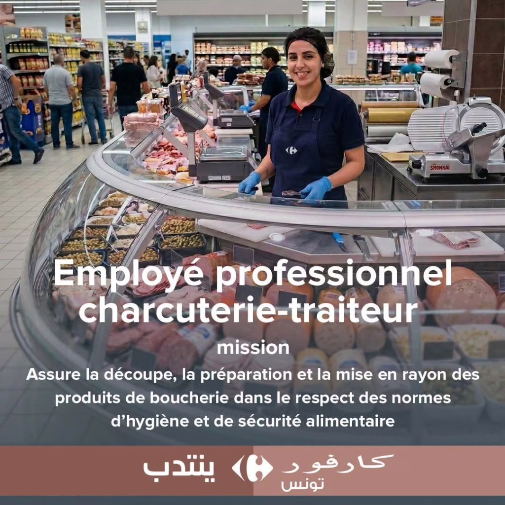 كارفور تونس Carrefour ينتدب في عديد الاختصاصات 4